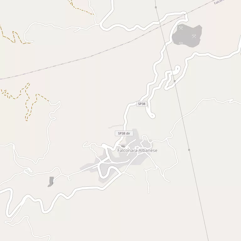 Mappa FALCONARA ALBANESE