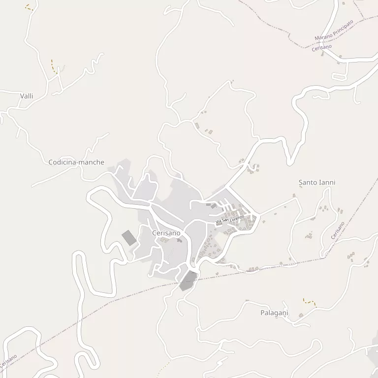 Mappa CERISANO