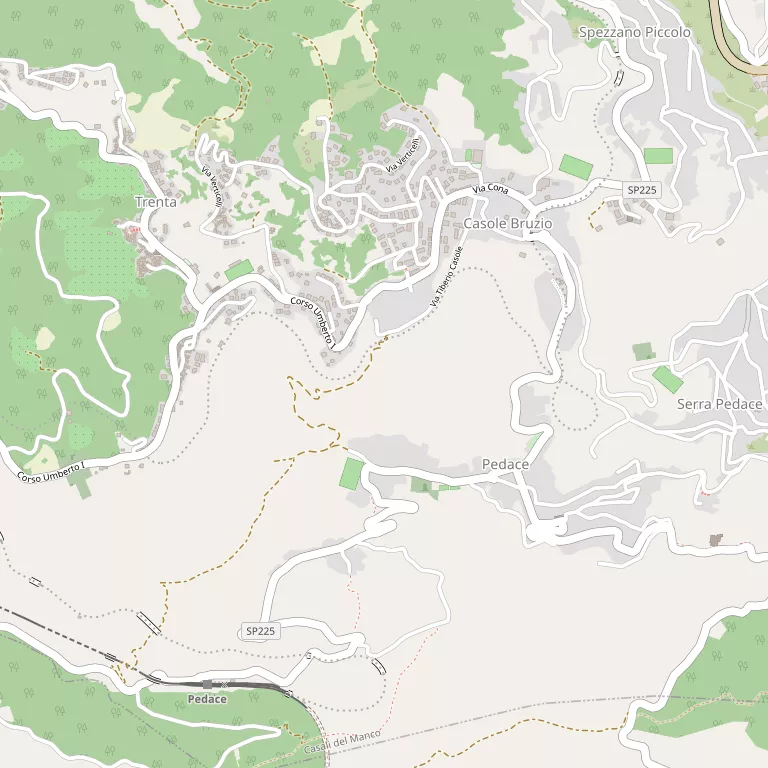 Mappa CASALI DEL MANCO
