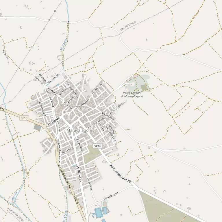Mappa MARACALAGONIS