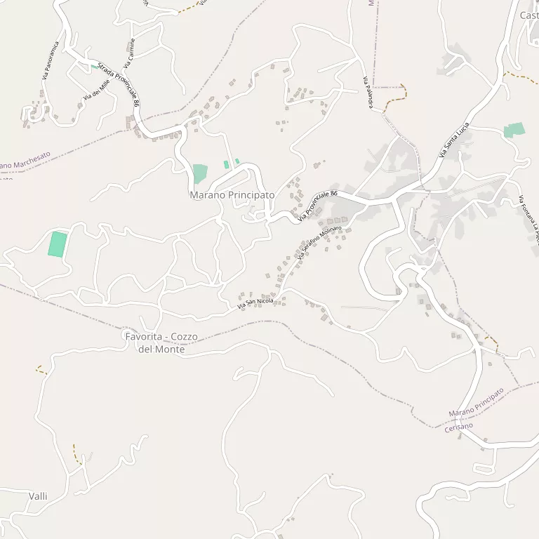 Mappa MARANO PRINCIPATO