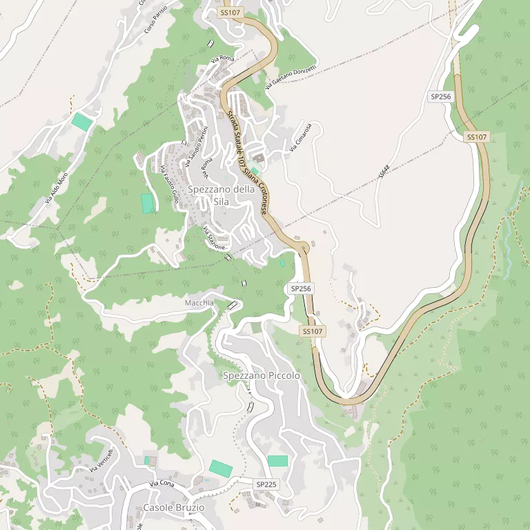 Mappa SPEZZANO DELLA SILA