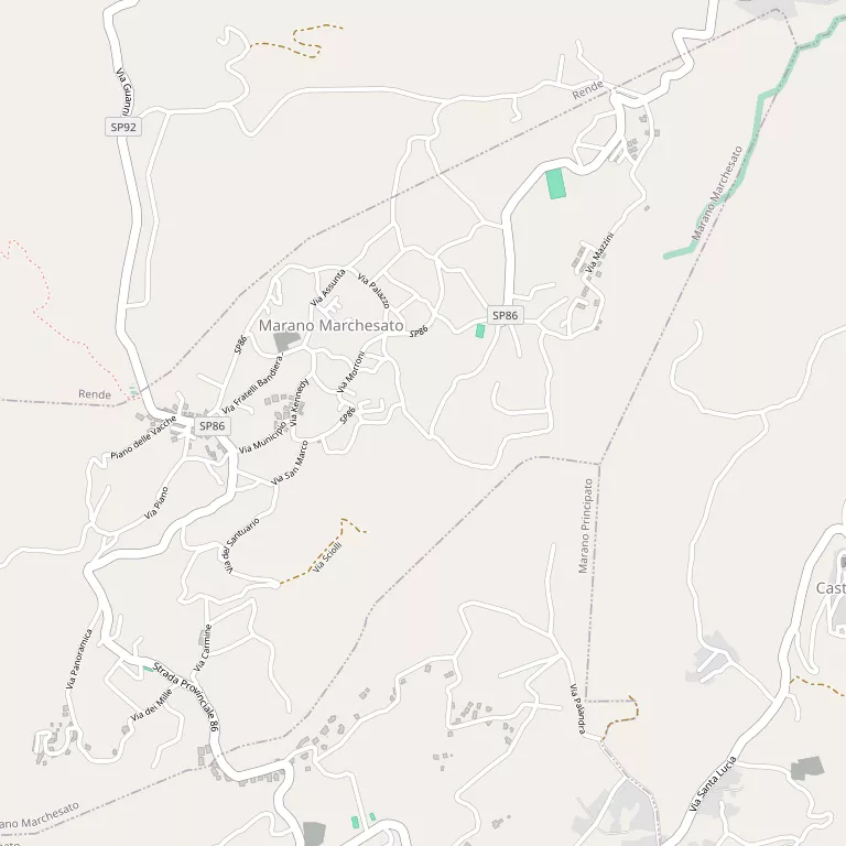 Mappa MARANO MARCHESATO