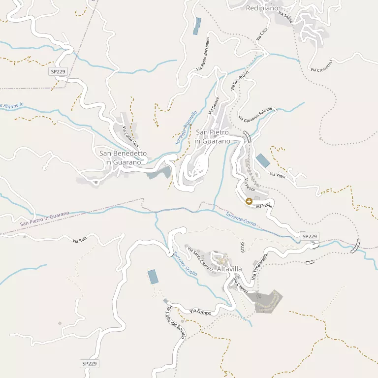 Mappa SAN PIETRO IN GUARANO