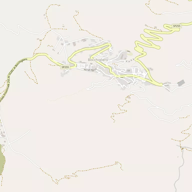 Mappa BOCCHIGLIERO