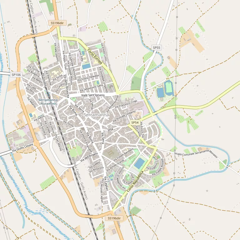 Mappa SERRAMANNA