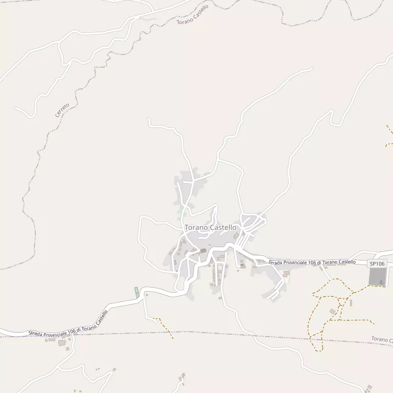 Mappa TORANO CASTELLO
