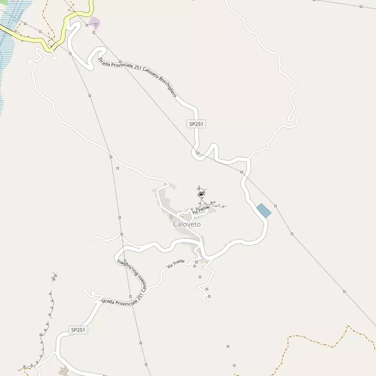 Mappa CALOVETO