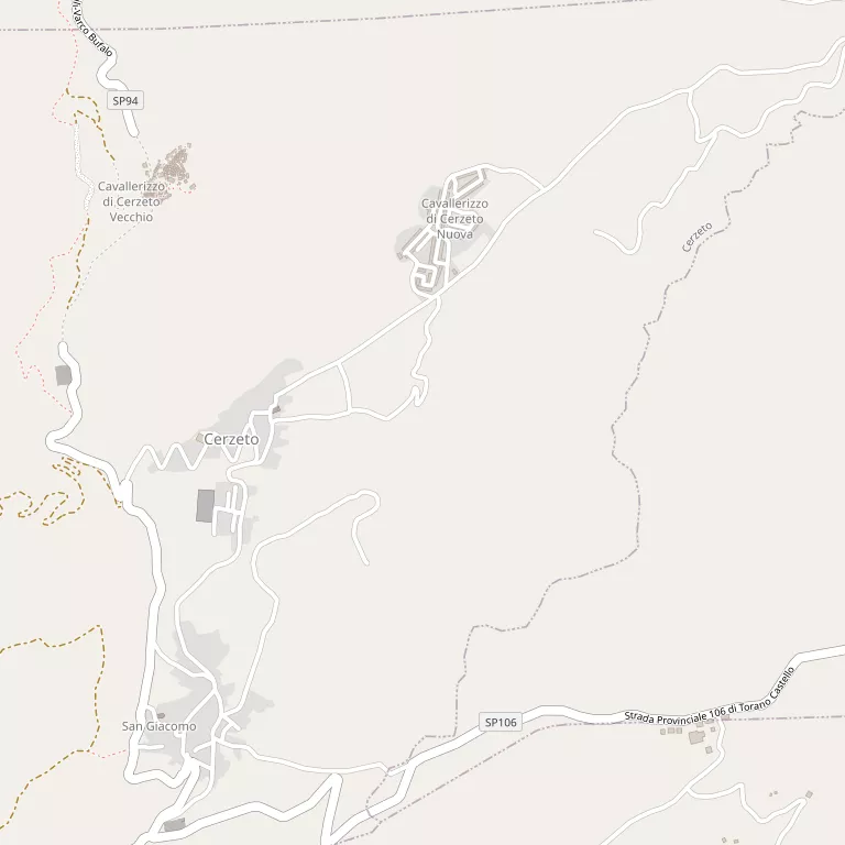Mappa CERZETO