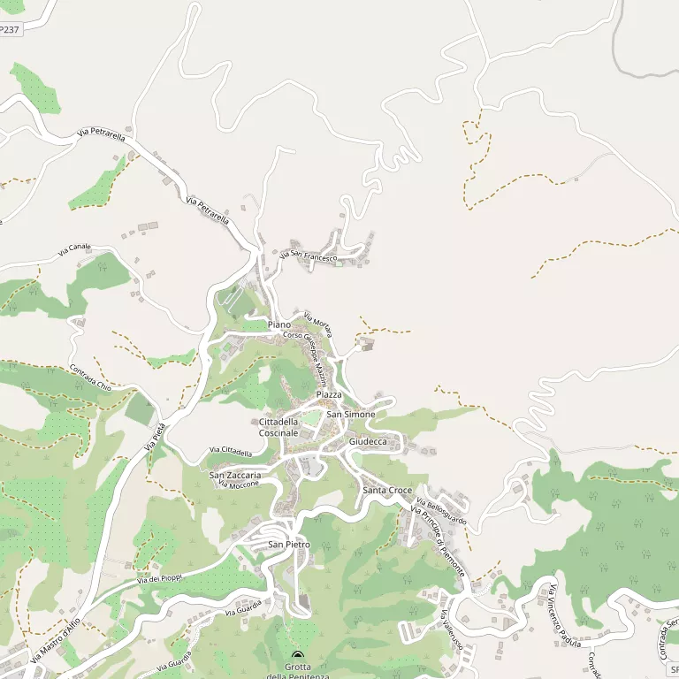 Mappa BISIGNANO