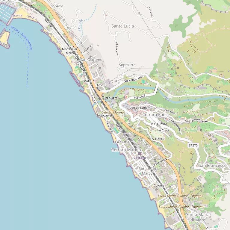 Mappa CETRARO