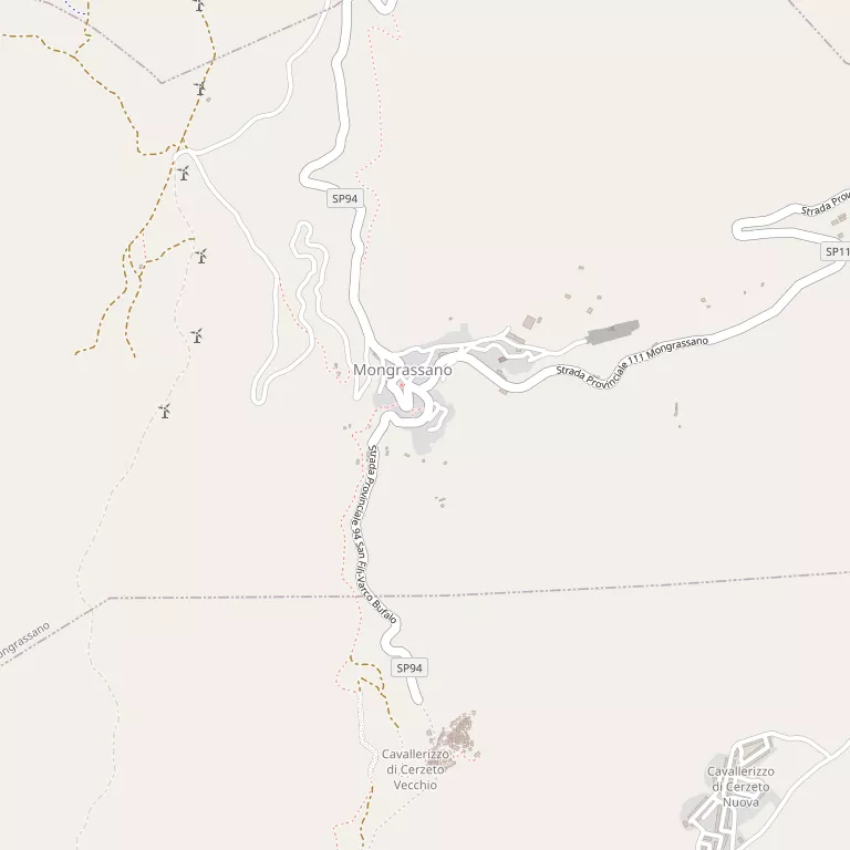 Mappa MONGRASSANO