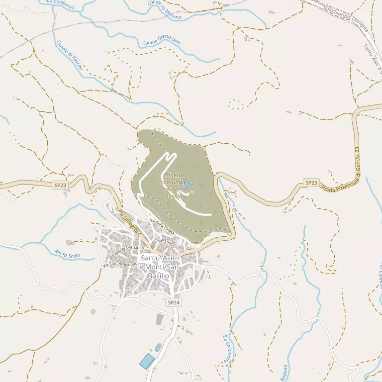 Mappa SAN BASILIO