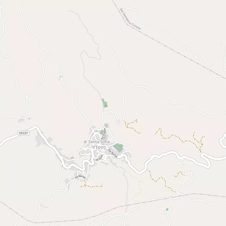 Mappa SANTA SOFIA D'EPIRO