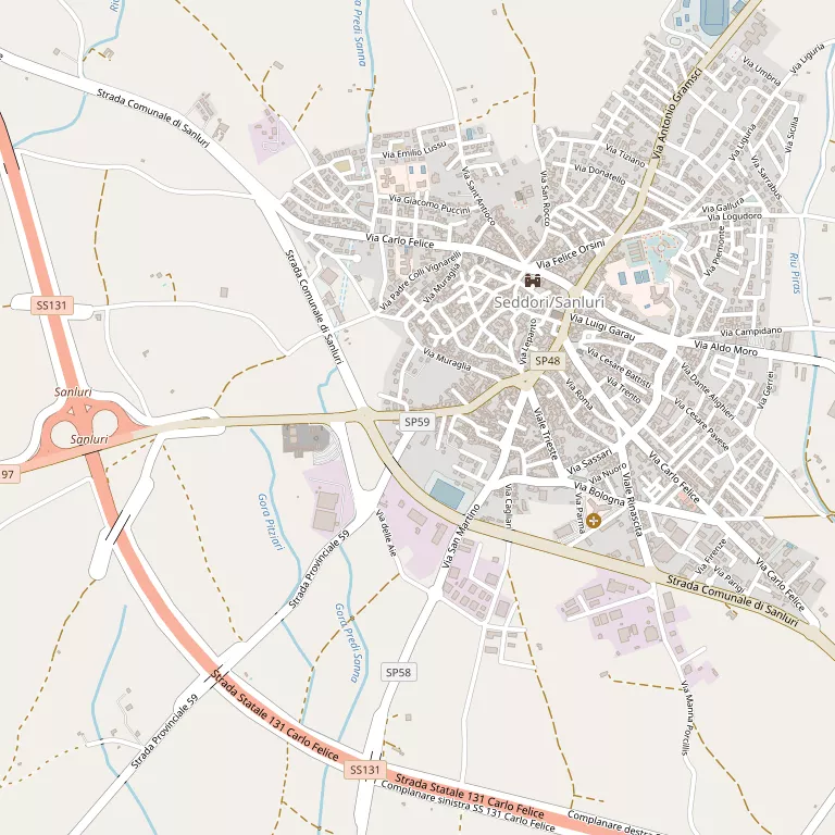 Mappa SANLURI