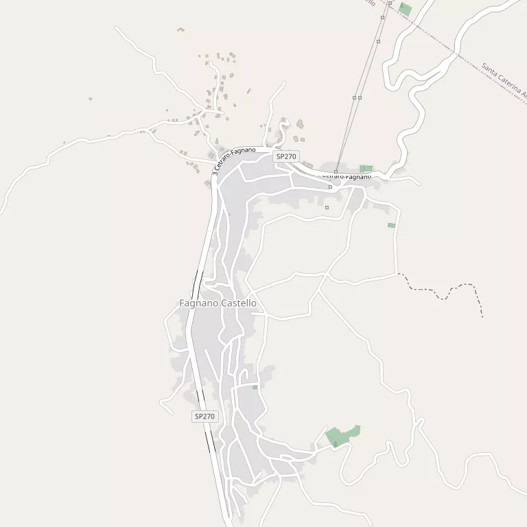 Mappa FAGNANO CASTELLO