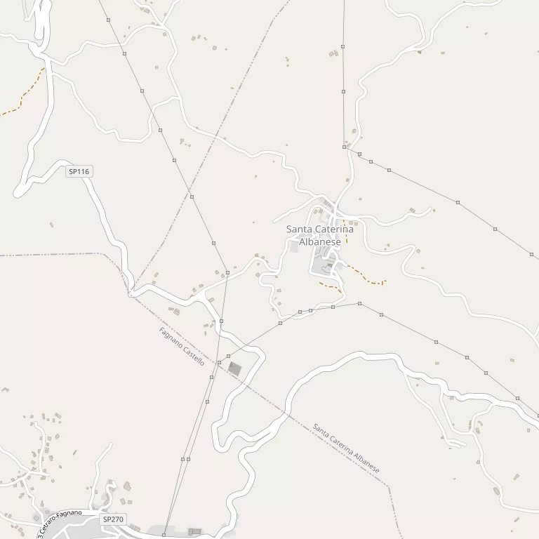 Mappa SANTA CATERINA ALBANESE