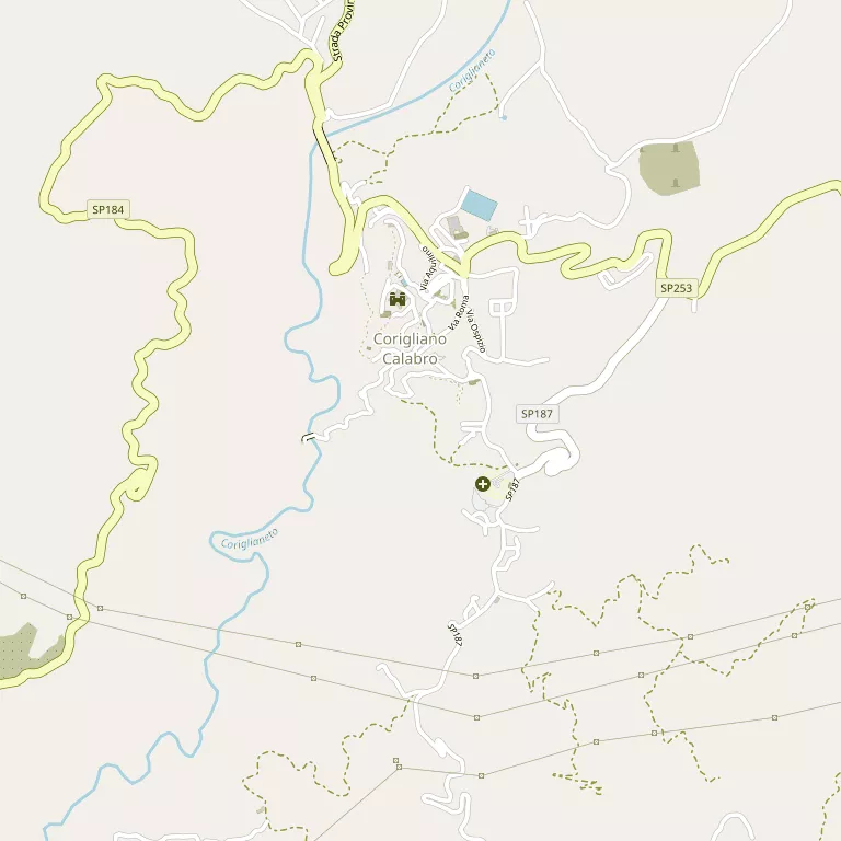 Mappa CORIGLIANO-ROSSANO