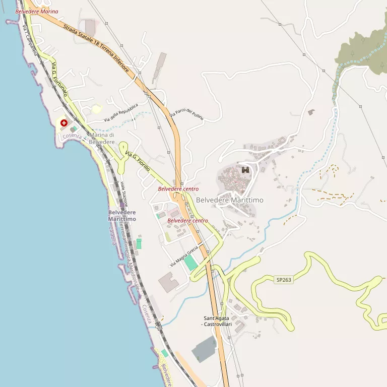 Mappa BELVEDERE MARITTIMO
