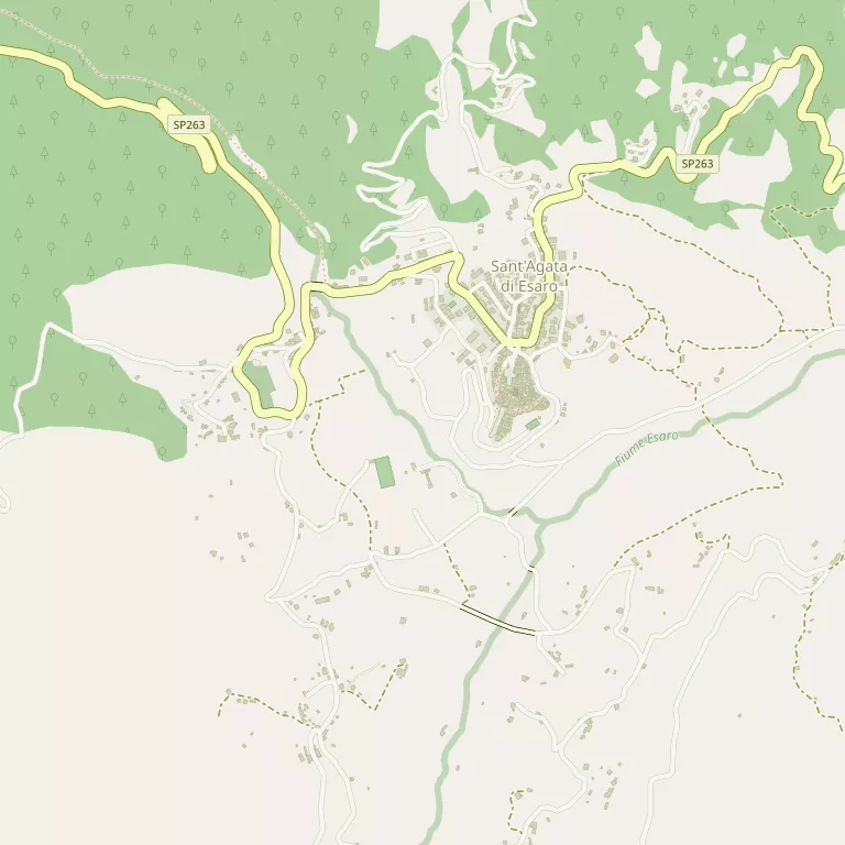 Mappa SANT'AGATA DI ESARO