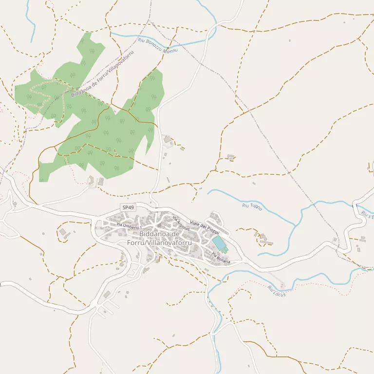 Mappa VILLANOVAFORRU
