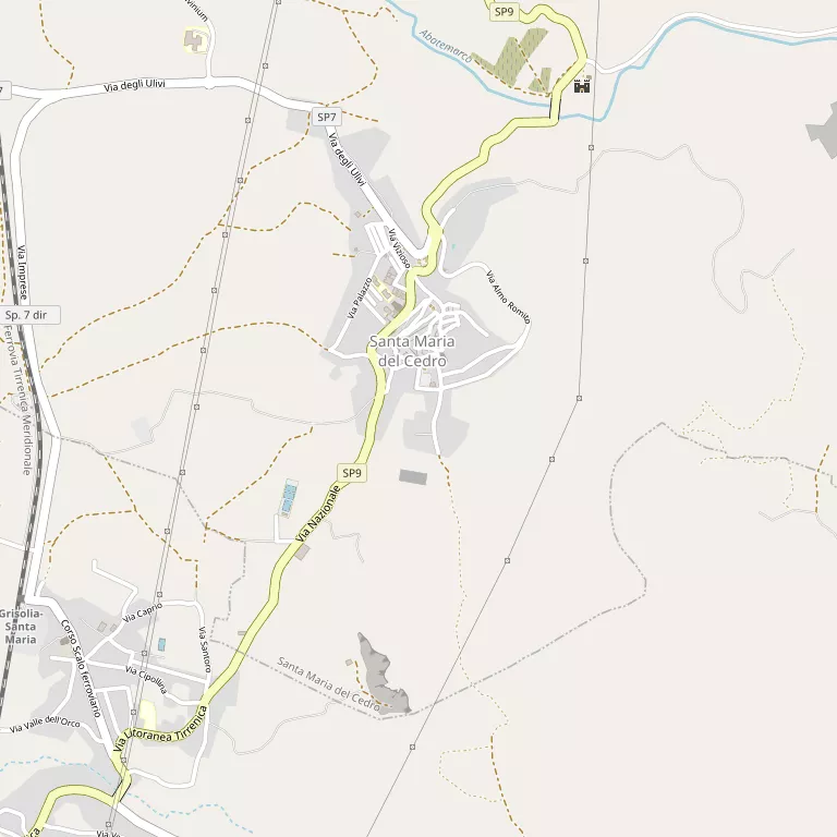 Mappa SANTA MARIA DEL CEDRO