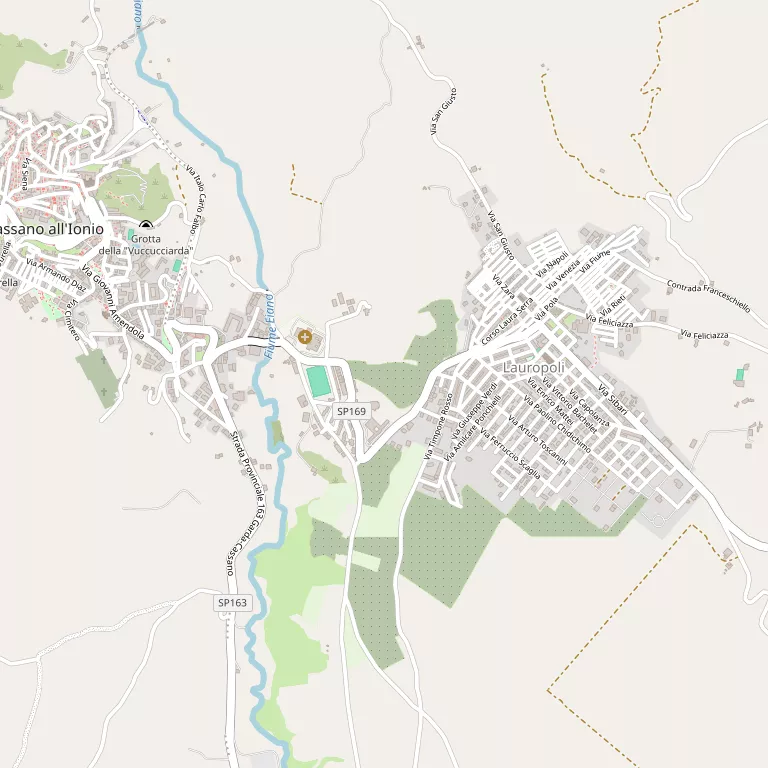 Mappa CASSANO ALL'IONIO