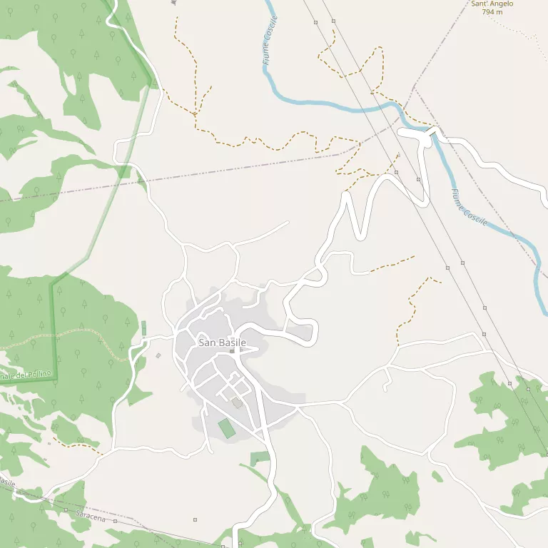 Mappa SAN BASILE