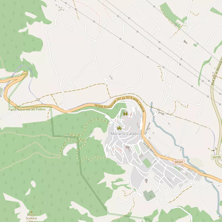 Mappa MORANO CALABRO