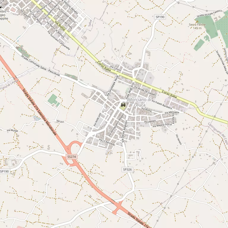 Mappa MORCIANO DI LEUCA
