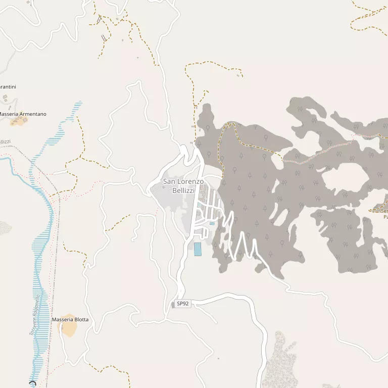 Mappa SAN LORENZO BELLIZZI