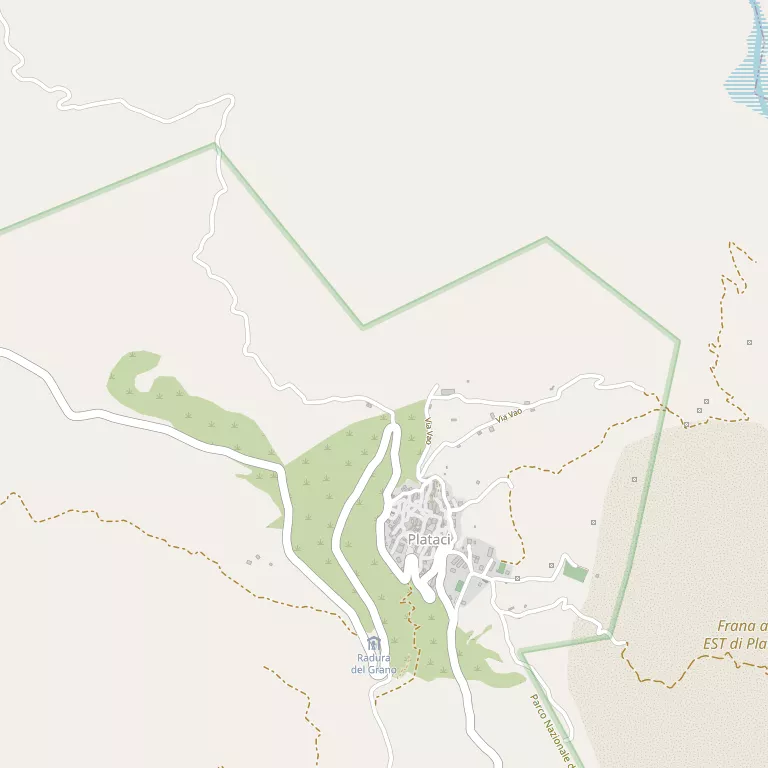 Mappa PLATACI