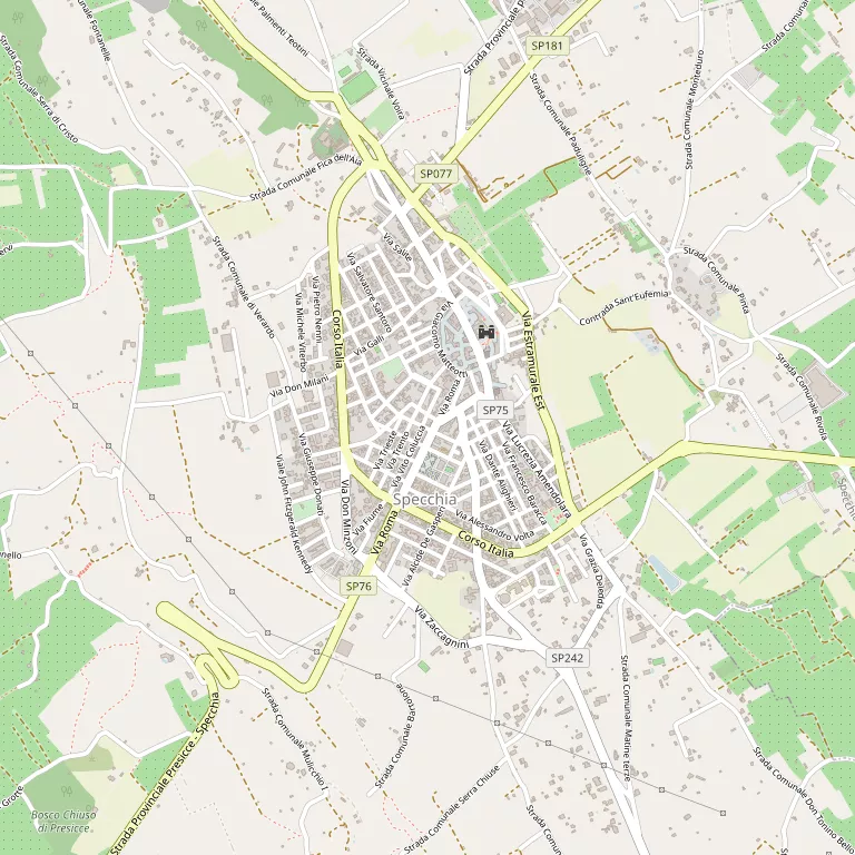 Mappa SPECCHIA
