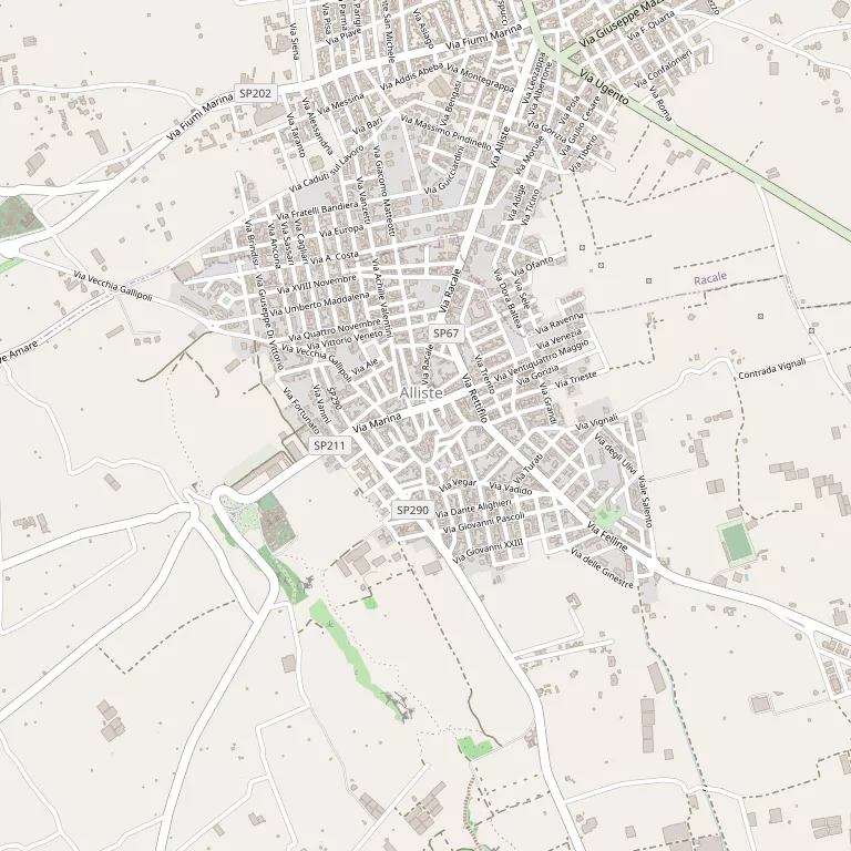Mappa ALLISTE
