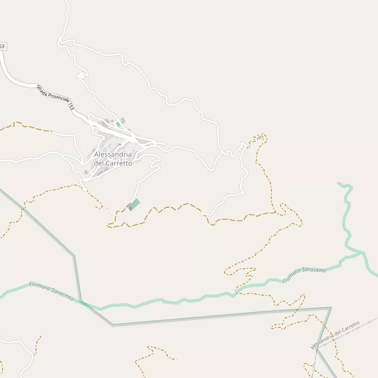 Mappa ALESSANDRIA DEL CARRETTO