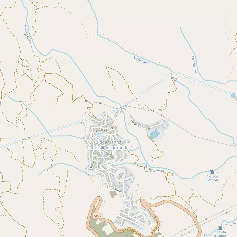 Mappa VILLAGRANDE STRISAILI