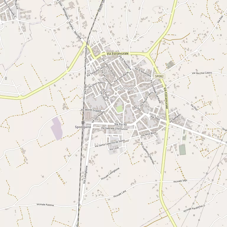 Mappa SPONGANO