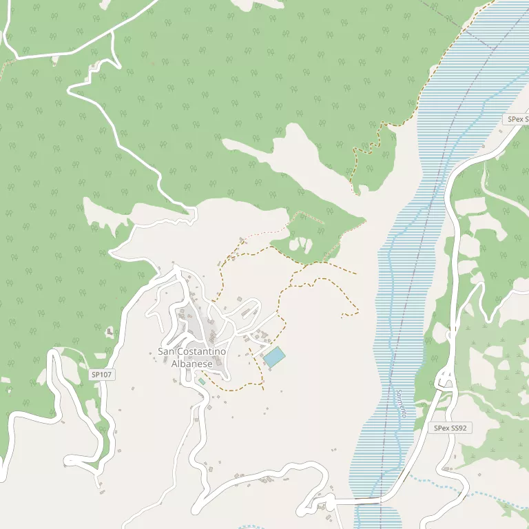 Mappa SAN COSTANTINO ALBANESE