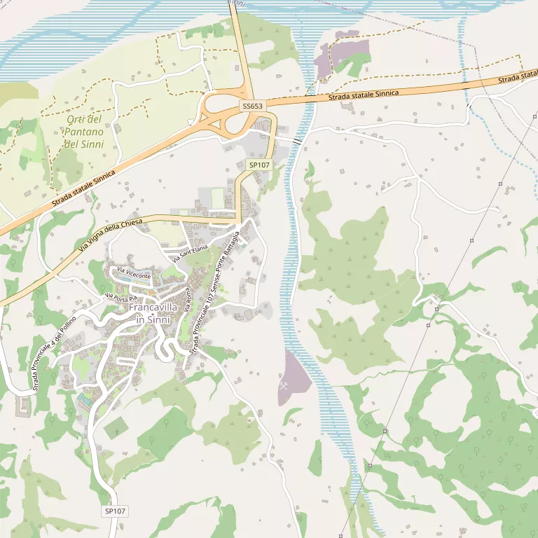 Mappa FRANCAVILLA IN SINNI