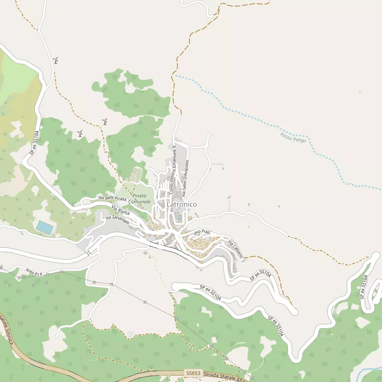Mappa LATRONICO