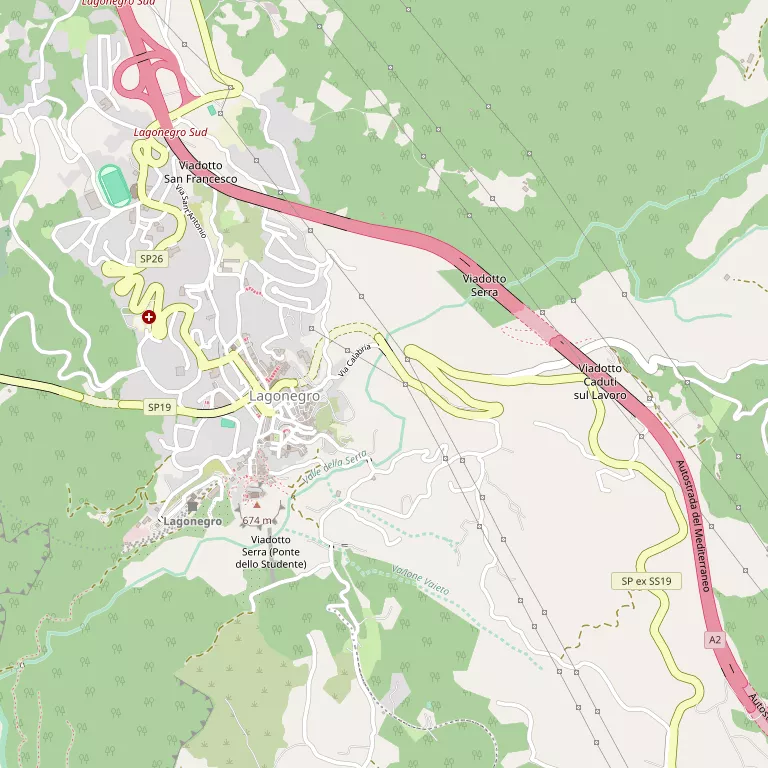 Mappa LAGONEGRO