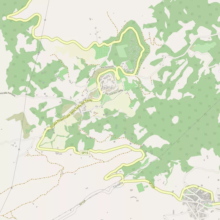 Mappa TEANA