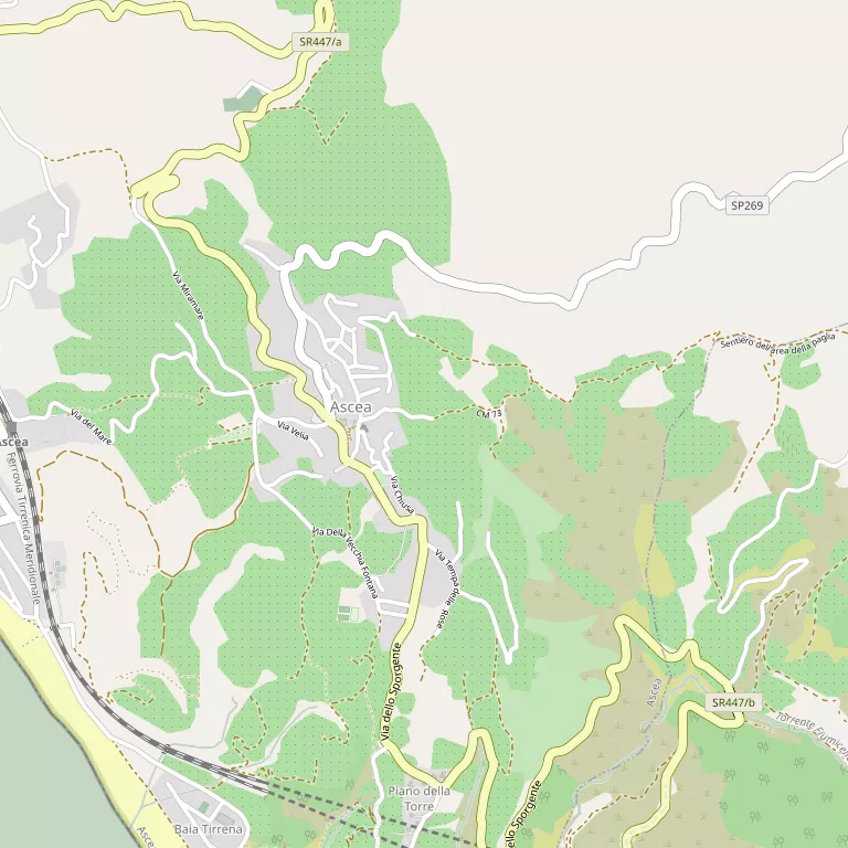 Mappa ASCEA