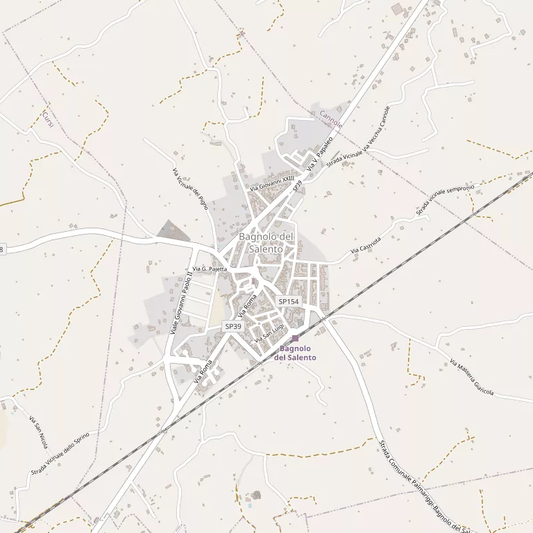 Mappa BAGNOLO DEL SALENTO