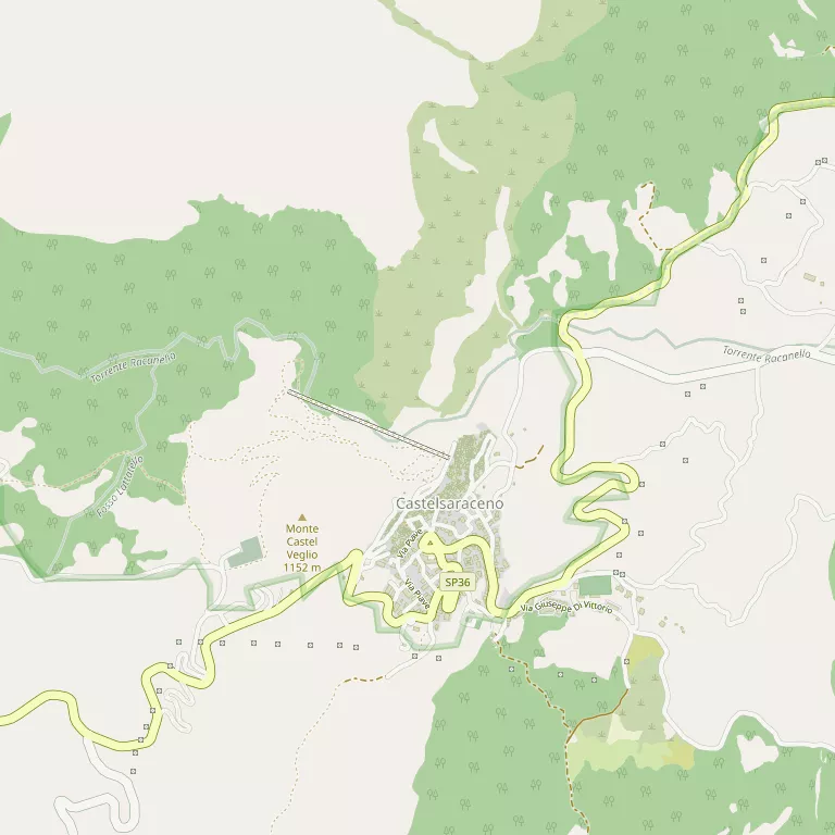 Mappa CASTELSARACENO