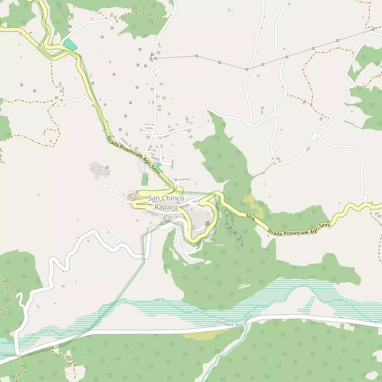 Mappa SAN CHIRICO RAPARO