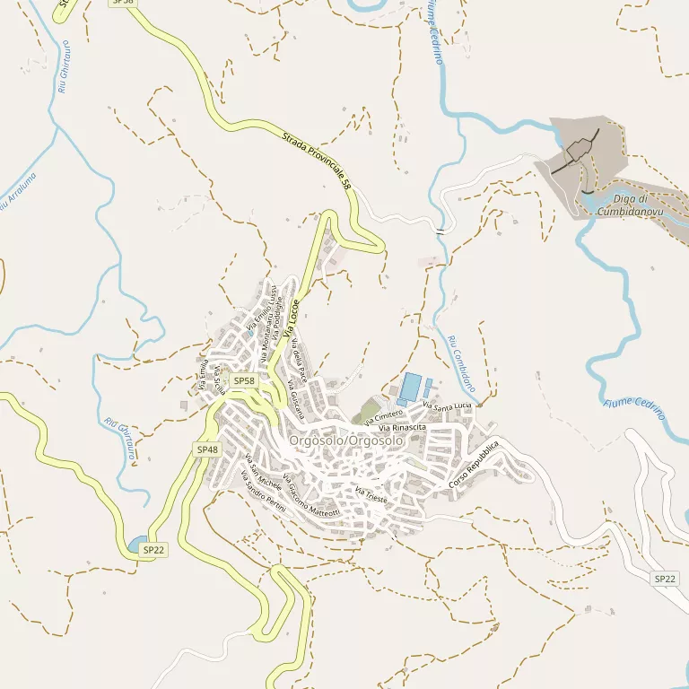 Mappa ORGOSOLO