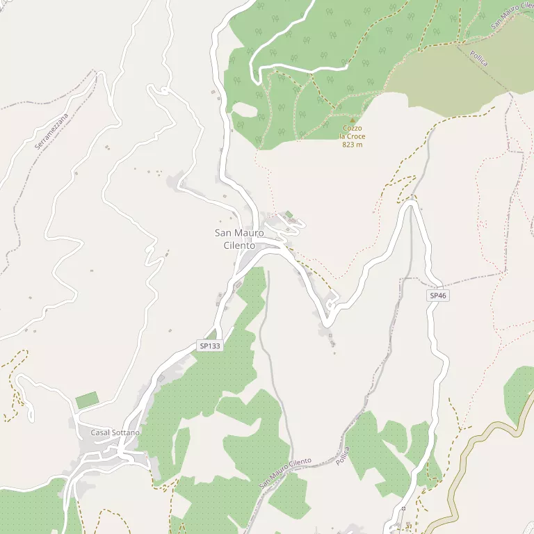 Mappa SAN MAURO CILENTO