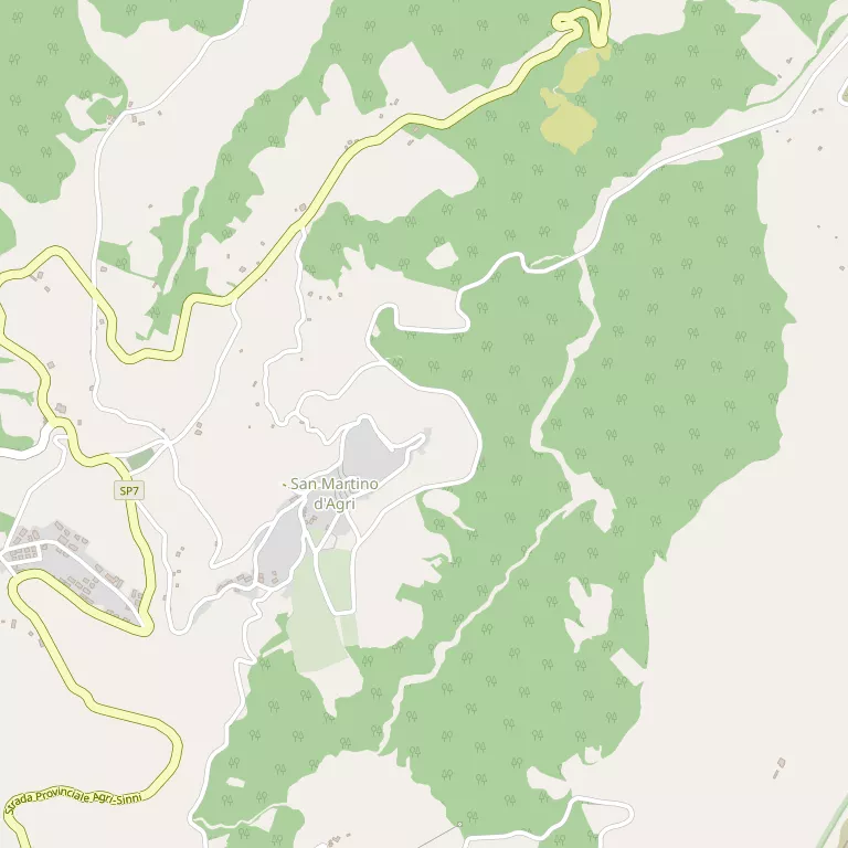 Mappa SAN MARTINO D'AGRI