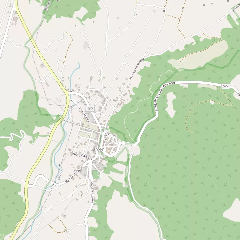 Mappa SARCONI